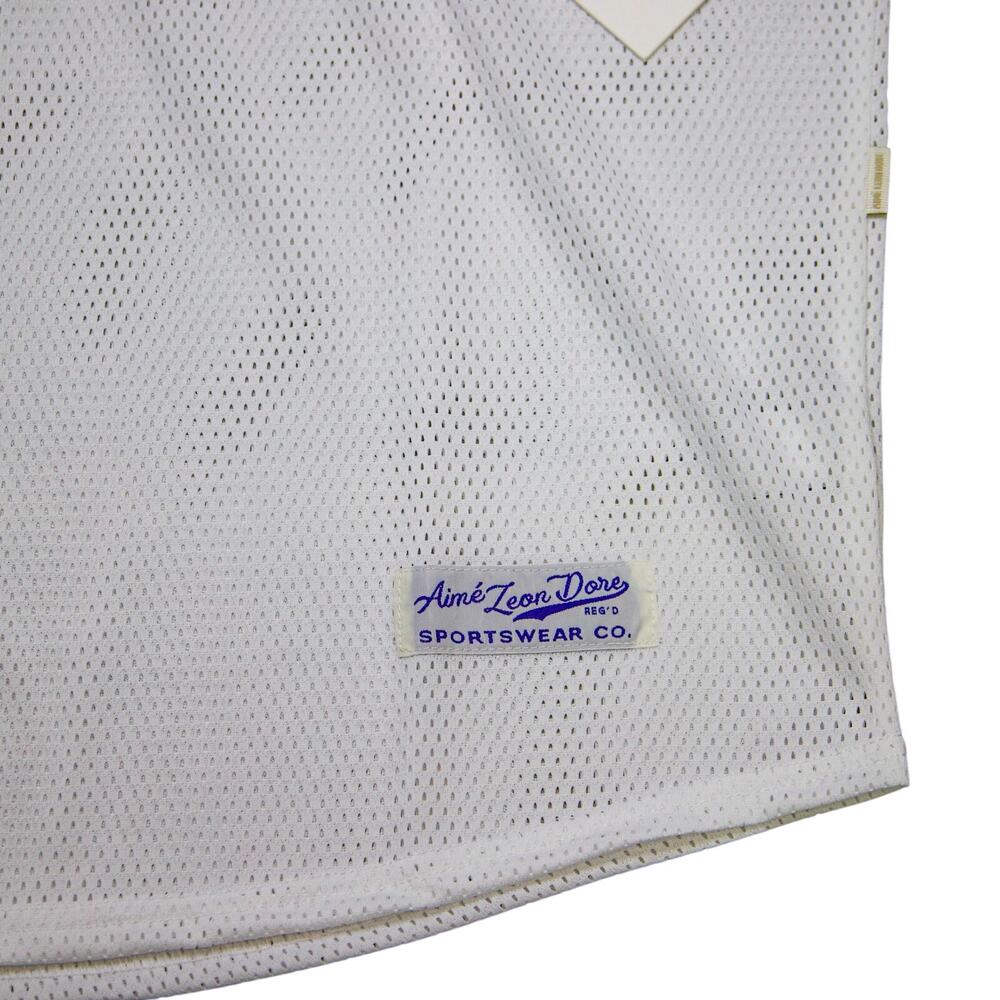 Aime Leon Dore Mesh Batting Practice Jersey Bright White Size L - Picture 4 of 5